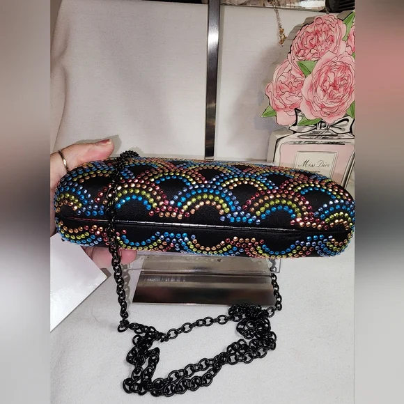 Kurt Geiger London Crystal Eagle Clutch - Picture 7 of 8